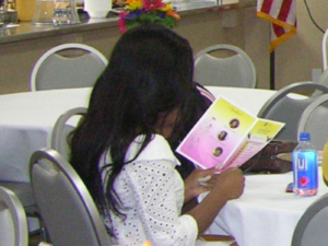 Attendee reading program