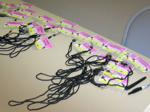 Conference name badges