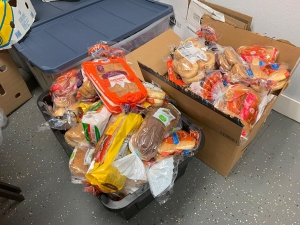 Food giveaway breads, buns & rolls