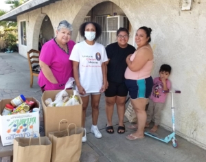 Serena with recipients